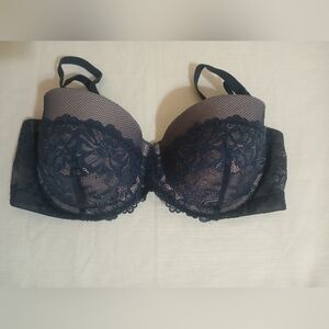 Maidenform Navy Lace Underwire Bra